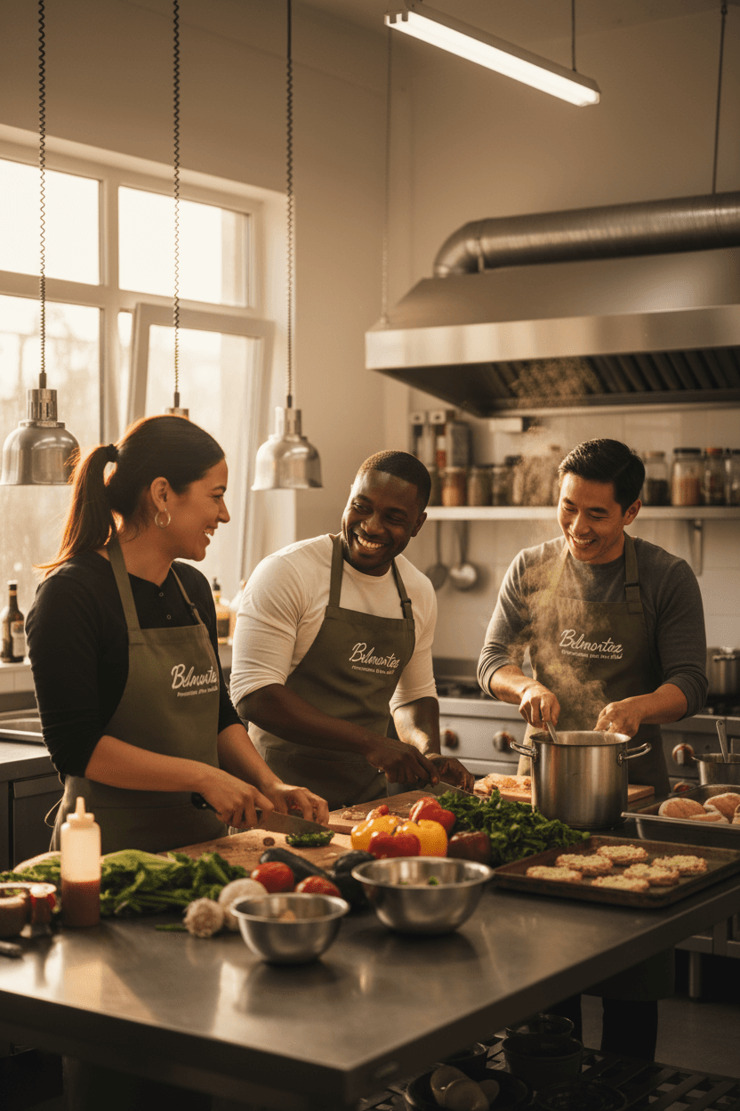 Chile Belmontez production team working together